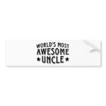 Awesome Uncle Bumper Sticker