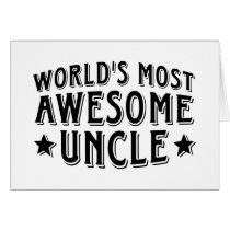 Awesome Uncle Greeting Card
