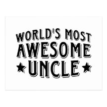 Awesome Uncle Postcard
