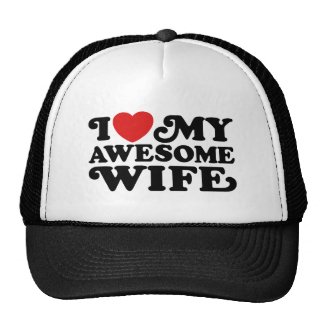 Awesome Wife Trucker Hats