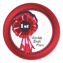 Awesome Worlds Best Mom Stickers