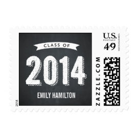 Awesome Year Graduation Postage Stamp - Chalkboard Stamps