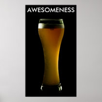 AWESOMENESS beer poster