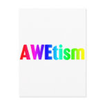AWEtism Postcard