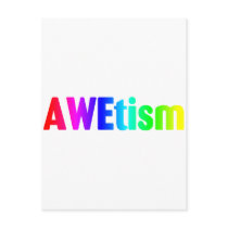 AWEtism Postcard