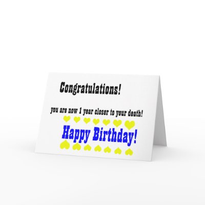 Awful funny Happy Birthday card by Nonsensegifts