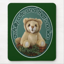 Awfully Cute and That's No Lion mousepads