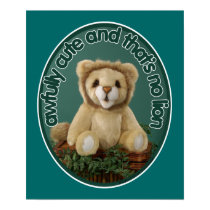 Awfully Cute and That's No Lion posters