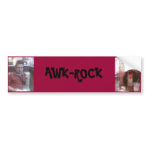 Awk-Rock Bumper Sticker