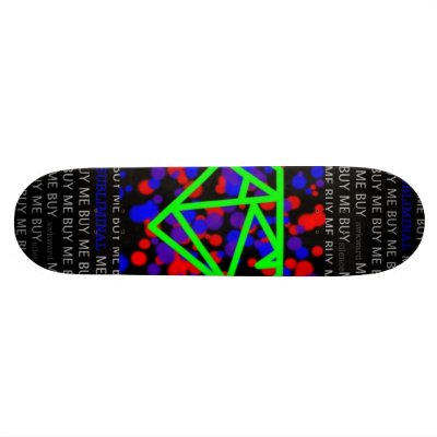 awkward silence stuff skateboard deck by awkwardsilence_DC