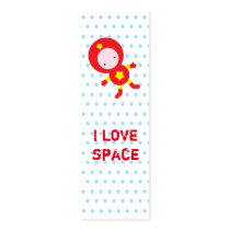 Awsome Awstronaut bookmark Business Card Template