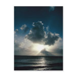 Awsome coastline-cloudburst on a post card