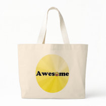 Awsome Face Smiley Canvas Bags