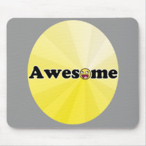 Awsome Face Smiley Mouse Pads