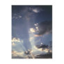 Awsome light through  the clouds, post card