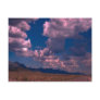 Awsome pink cloud's on a post card