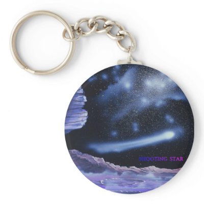 Awsome shooting star keychain by design_girl