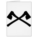 ax axe crossed icon cards