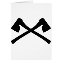 ax axe crossed icon cards