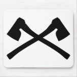 ax axe crossed icon mouse pads