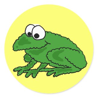 AX- Funky Frog Stickers