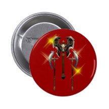 Axe controversy axe battle ax axe pinback button