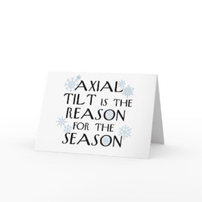 Axial Tilt-winter solstice card