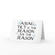 Axial Tilt-winter solstice card