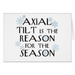 Axial Tilt-winter solstice card