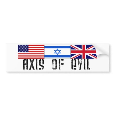 Axis Of Evil. Axis of Evil Bumper Sticker by