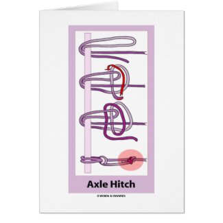 Axle Hitch Greeting Card