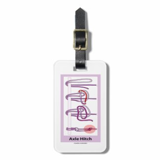Axle Hitch Luggage Tags
