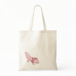 Axolotl salamander tote bag