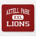 Axtell Park - Lions - Middle - Sioux Falls mousepads by customteamsportswear Axtell Park - Lions - Middle - Sioux Falls mousepads