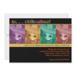 Ay...Chihuahua Fiesta Invitation - Black