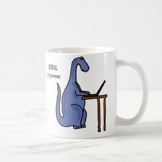 AY- COBOL Programmer Dinosaur Mug