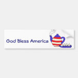 AY- God Bless America Tea Party Bumper Sticker