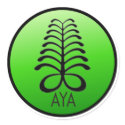 AYA NOT AFRAID OF YOU Sticker by burntright AYA NOT AFRAID OF YOU Sticker