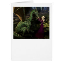 Ayana and the Dragon Greeting Card