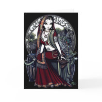 "Ayanna" Fantasy Greeting Card by mykajelina "Ayanna" Fantasy Greeting Card