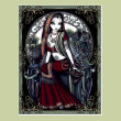 "Ayanna" Secret Fairy Garden Post Card