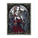 "Ayanna" Secret Fairy Garden postcards by mykajelina "Ayanna" Secret Fairy Garden postcards