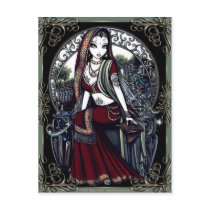"Ayanna" Secret Fairy Garden postcards by mykajelina "Ayanna" Secret Fairy Garden postcards