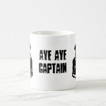 Aye aye captain Cup Coffee Mugs