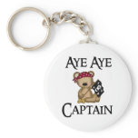 Aye Aye Captain Teddy Bear Pirate Key Chain