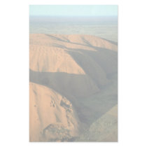 Ayers Rock at sunset, Australia Desert Customized Stationery