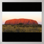 Ayers Rock at Sunset posters