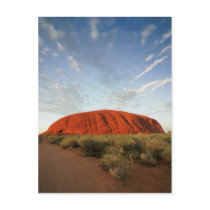 ayers rock in australia postcards