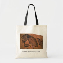 Ayers Rock, natural rock carving, Australia Tote Bag