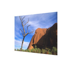 Ayers Rock Uluru in the Outback Australia Gallery Wrap Canvas